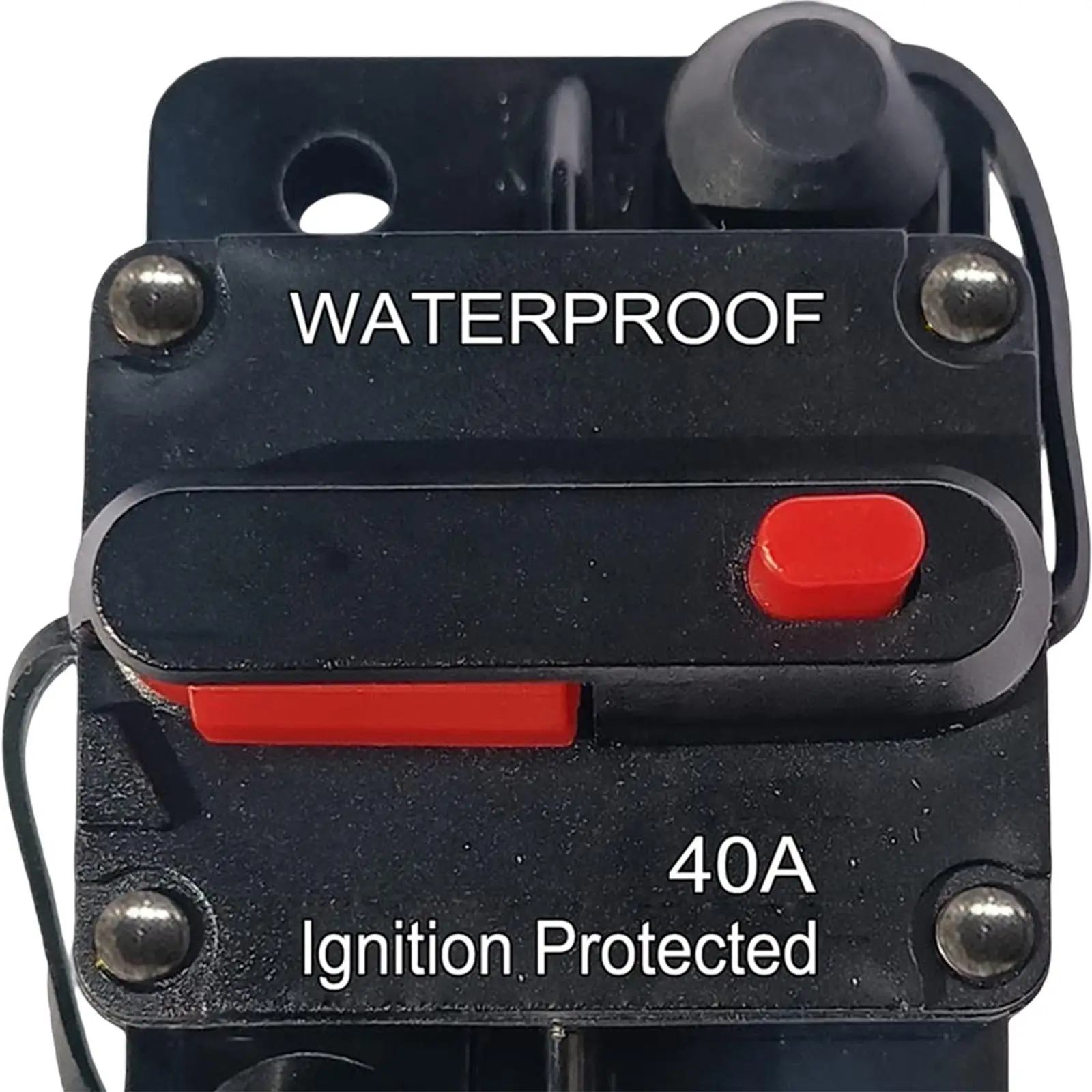 40 Amp Circuit Breaker Surface Mounting 12V-48V DC Waterproof for Car Stereo Audio Speaker ATV Boat Marine
