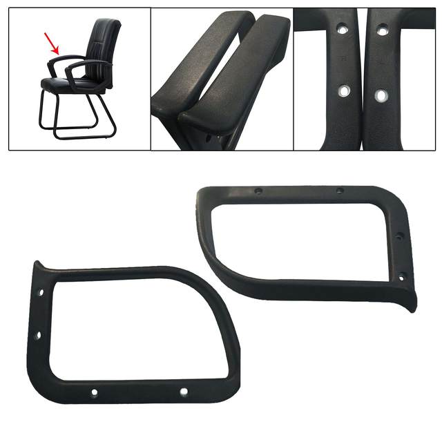 NUOBESTY 1pair Office Chair Arm Pads Wooden Armrest Cushions For