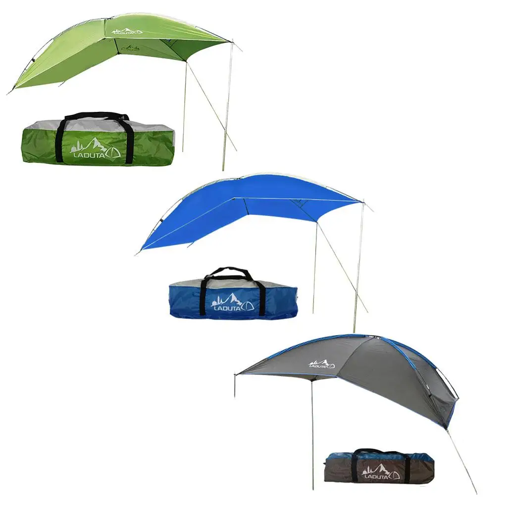 Outdoor Camping Car Trunk Tent Sun Shelter Rooftop Tail Picnics Hiking