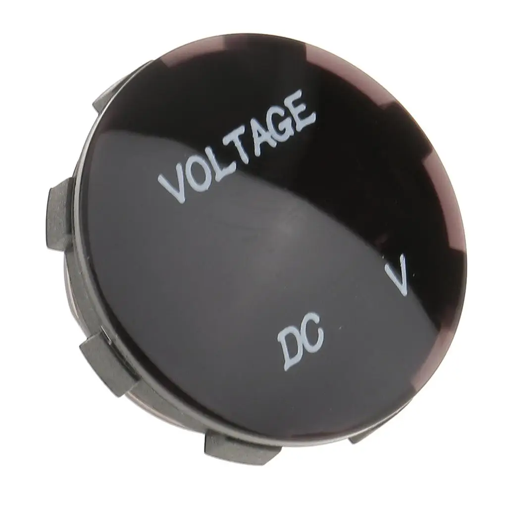ATV UTV Red LED Panel Digital Voltage Meter Display Voltmeter
