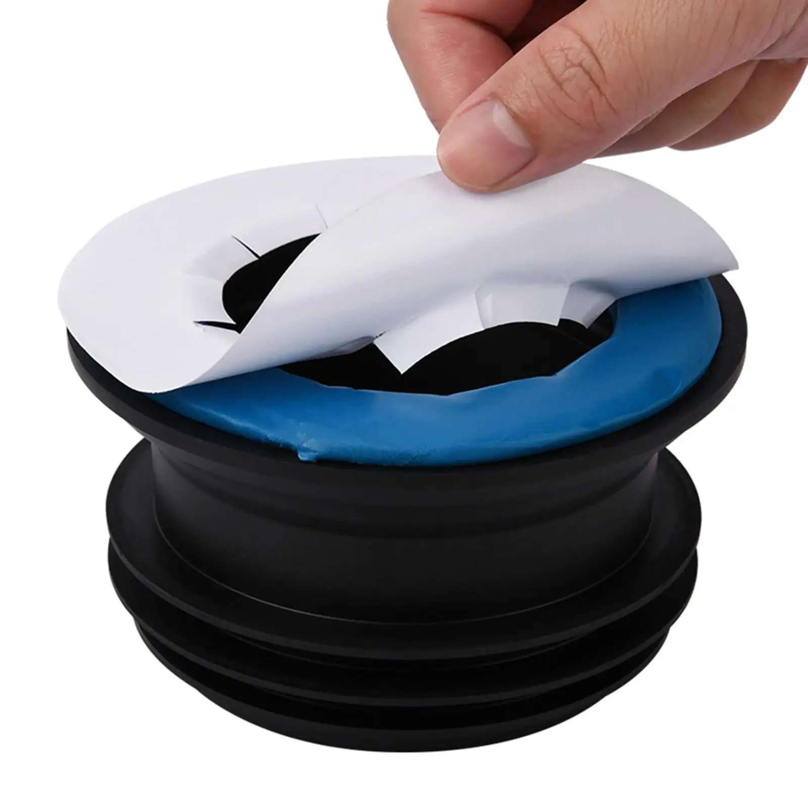 Universal Toilet Rubber Ring Deodorant Thickened Drain Pipe Bowl Gasket Seal Leakproof Easy Install Sealing Ring Repair Kits