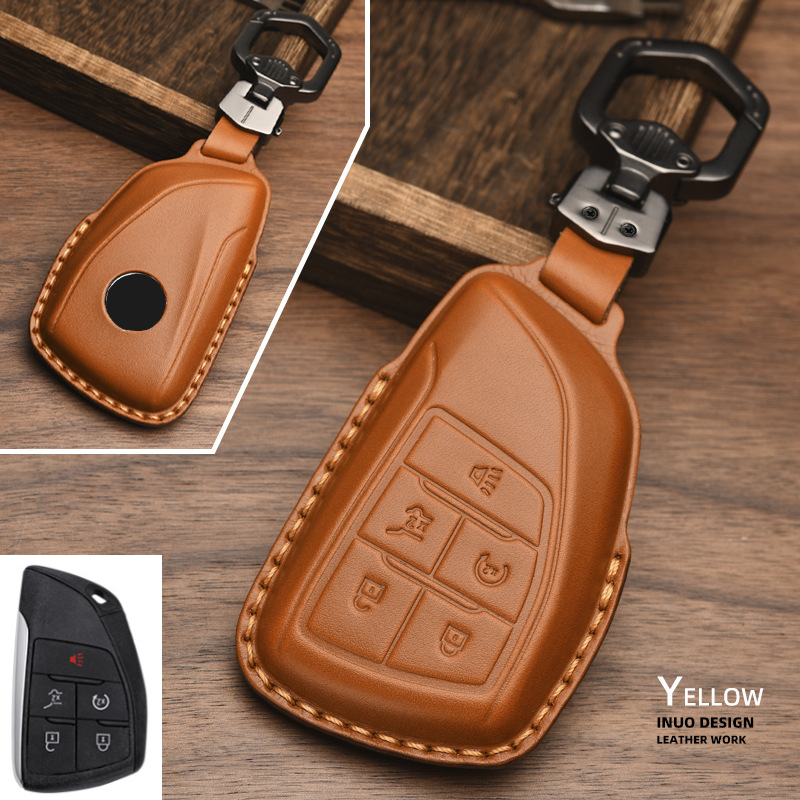 Portachiavi in pelle Cover Remote Fob per Buick ENVISION S Plus Avenir 2020 2021 2022 18 Portachiavi in pelle Cover Remote Fob per Buick ENVISION S Plus Avenir 2020 2021 2022 - S455add5042e6473b8fd1649b59d600dcr
