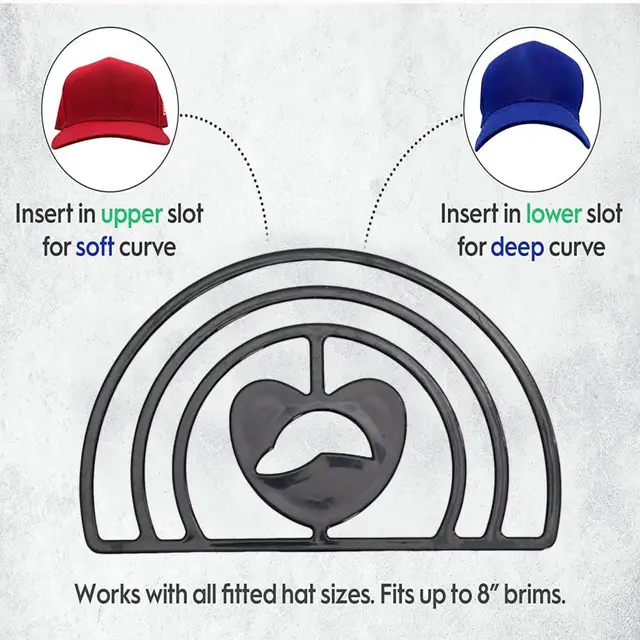 Hat Brim Bender Shaper Curving Tool 2 Curve Options No Steaming