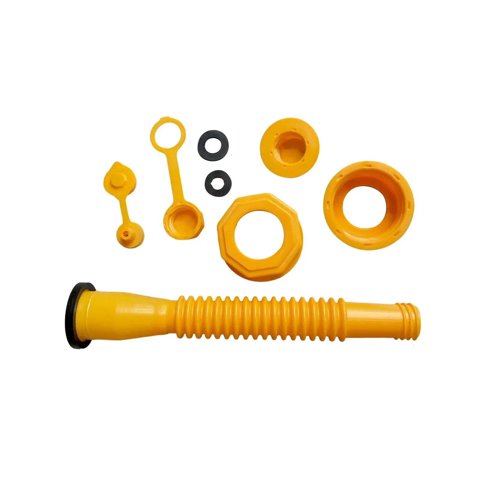 Gas Can Spout Kit Plastic Gas Nozzle Plug Replacement for Petrol Cans