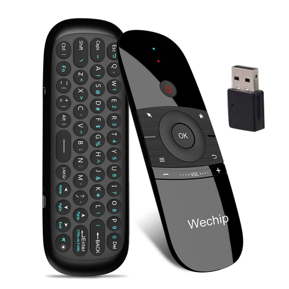 W1 2.4G Wireless Keyboard Air Mouse Smart Remote Control for Android TV Box  PC