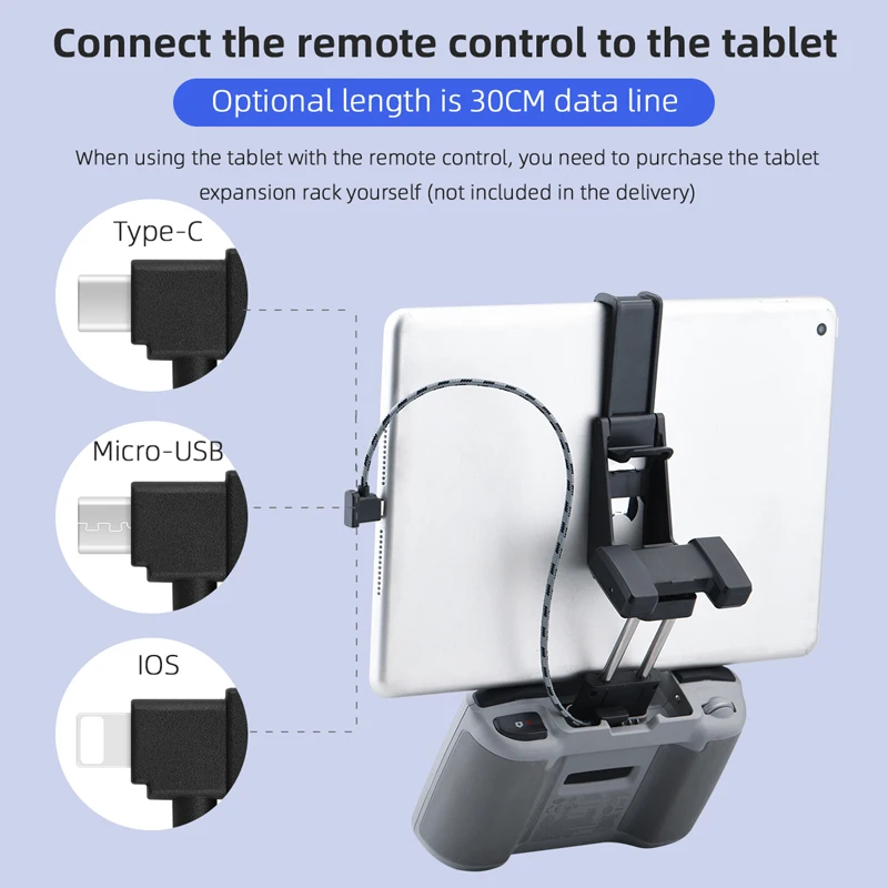the tablet expansion rack is not included in the delivery . type-C Micro-USB