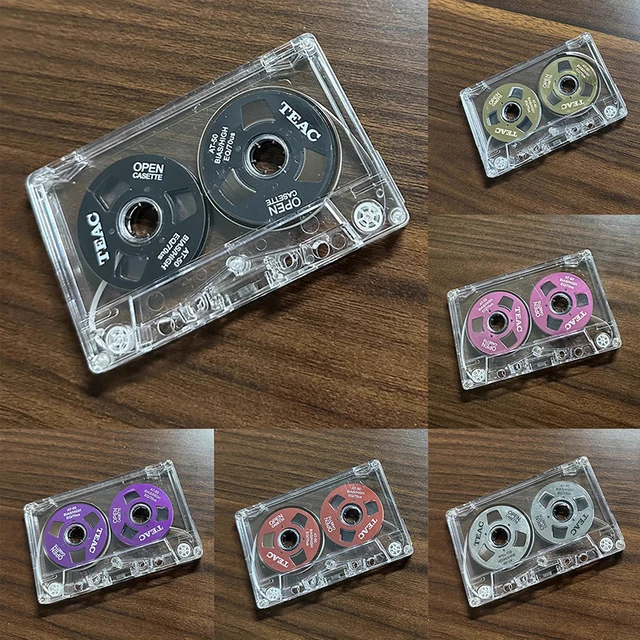 Audio Magnetic Audio Recording Cassette Tape Shell Empty Reel To Reel  Cassette(no Tape Core) 1Pc Plastic Color Blank Tape Case - AliExpress