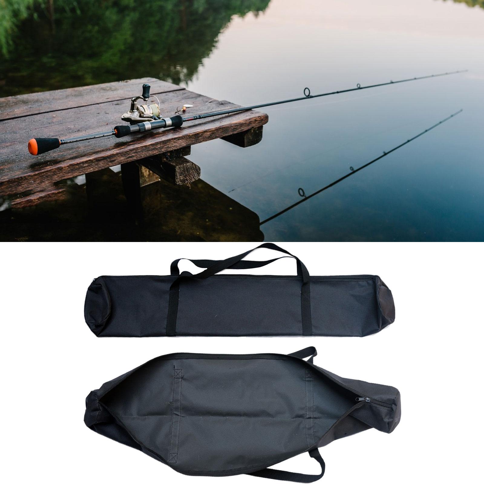 Fishing Rod Storage Bag Foldable Sturdy for Fishing Mountaining Fishing Gear