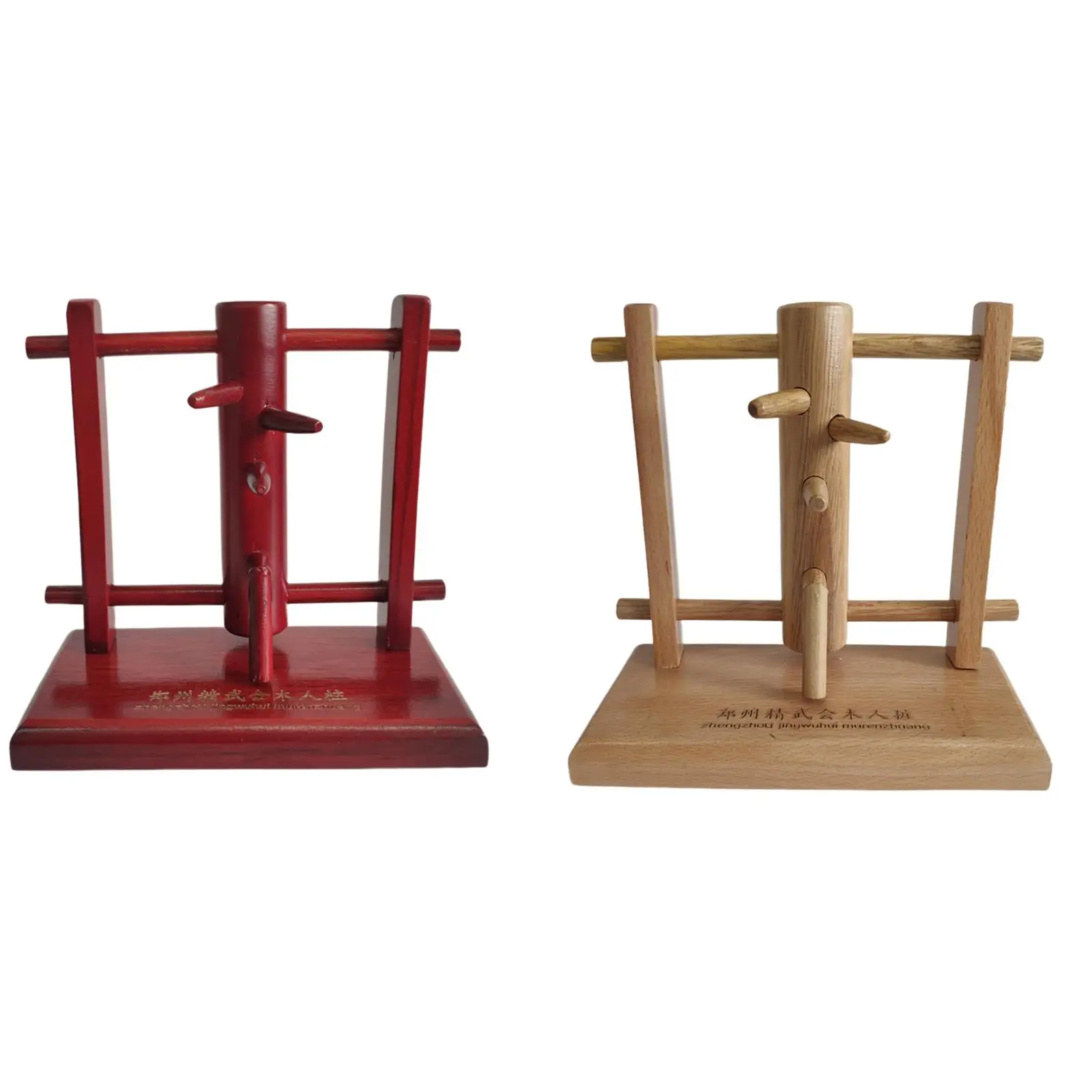 Wooden  Model Decor Wing Chun Sculpture Hanging Ornament Collectible Collection Statue for Martial Arts School Table Home