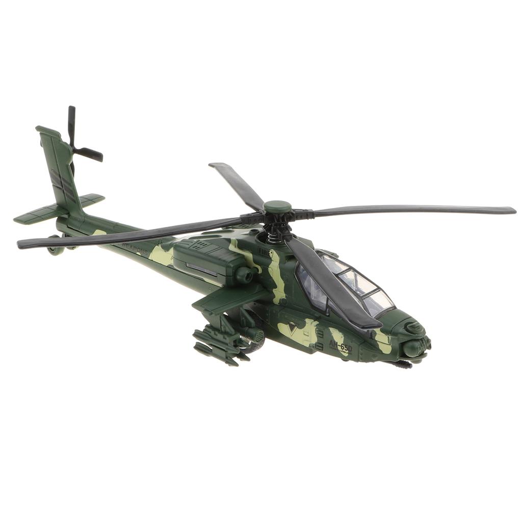 Alloy Die-cast Chinese CAIC Z-10 Military Helicopter Model, 1/32 Pull Back Plane Toy for Kids Toddlers