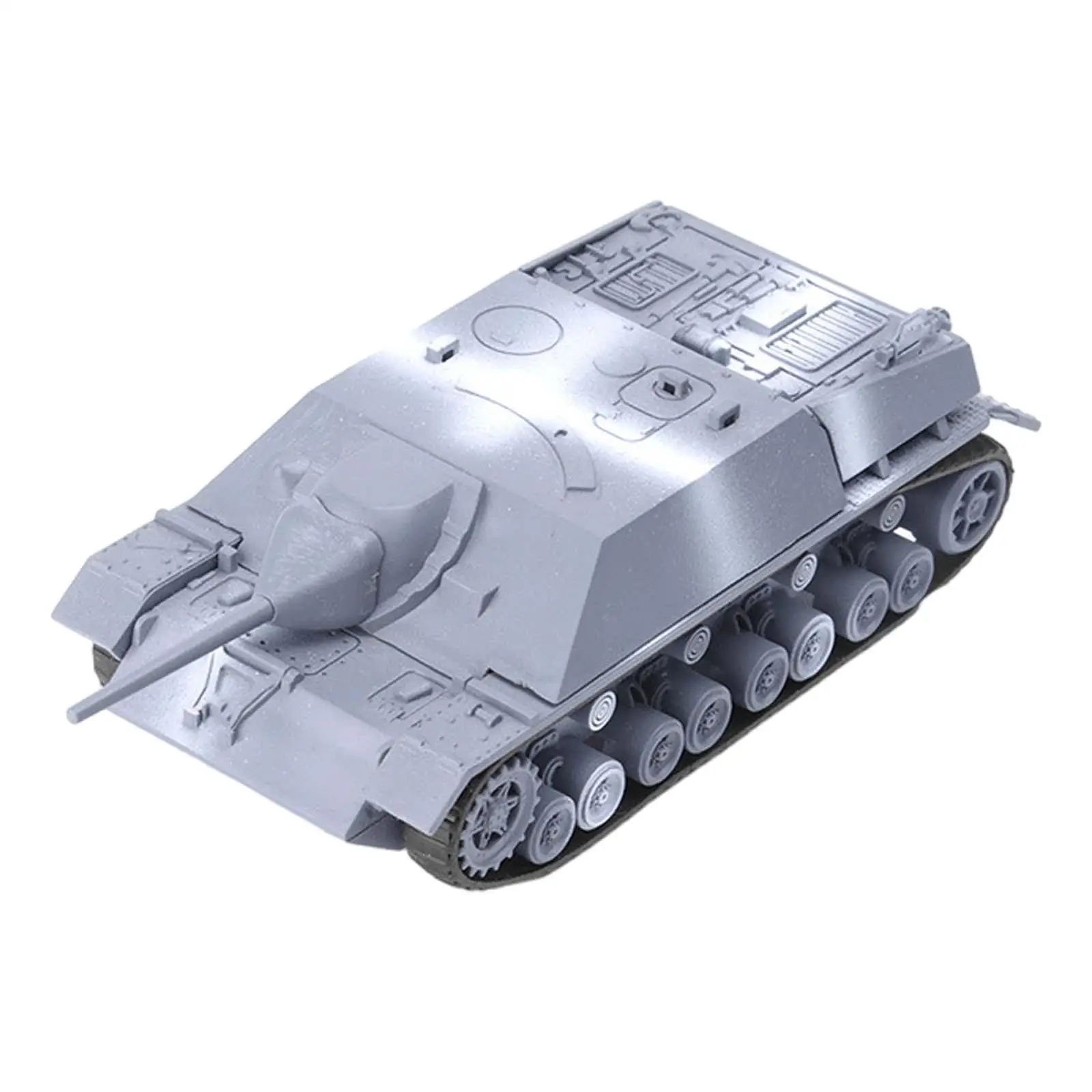 1:72 Scale Armored Tank Model DIY Armored Vehicle Tracked Crawler Chariot for Children Display Boys Table Scene Collectibles