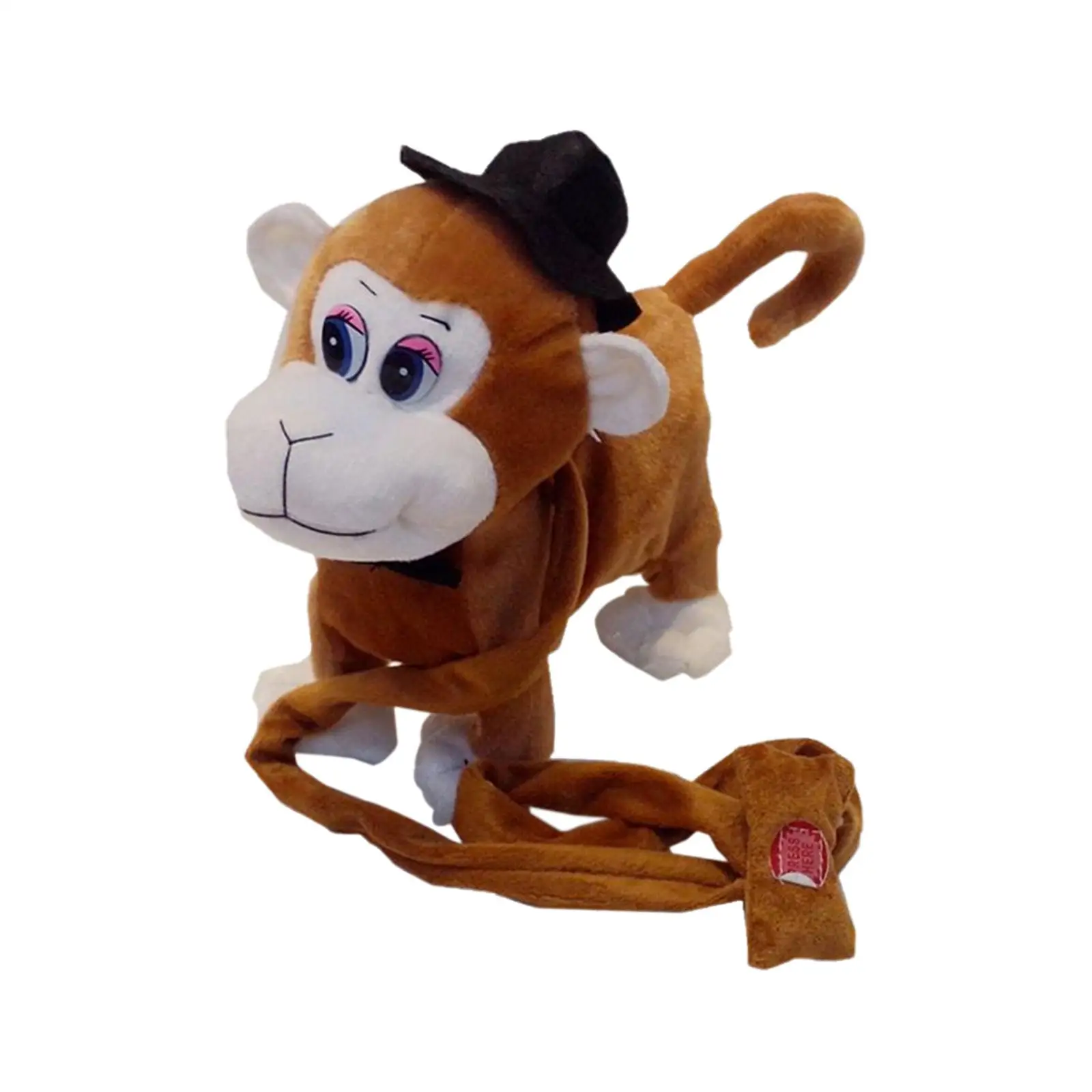 Electric Pet Monkey Walking, Wagging, and Singing Pretend for Kids