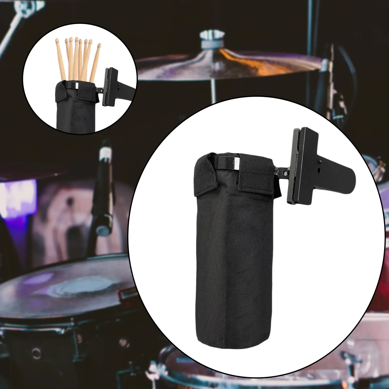 Drumstick Bag Portable Drumstick Holder for Drum Stand Tubular Drum Hardware