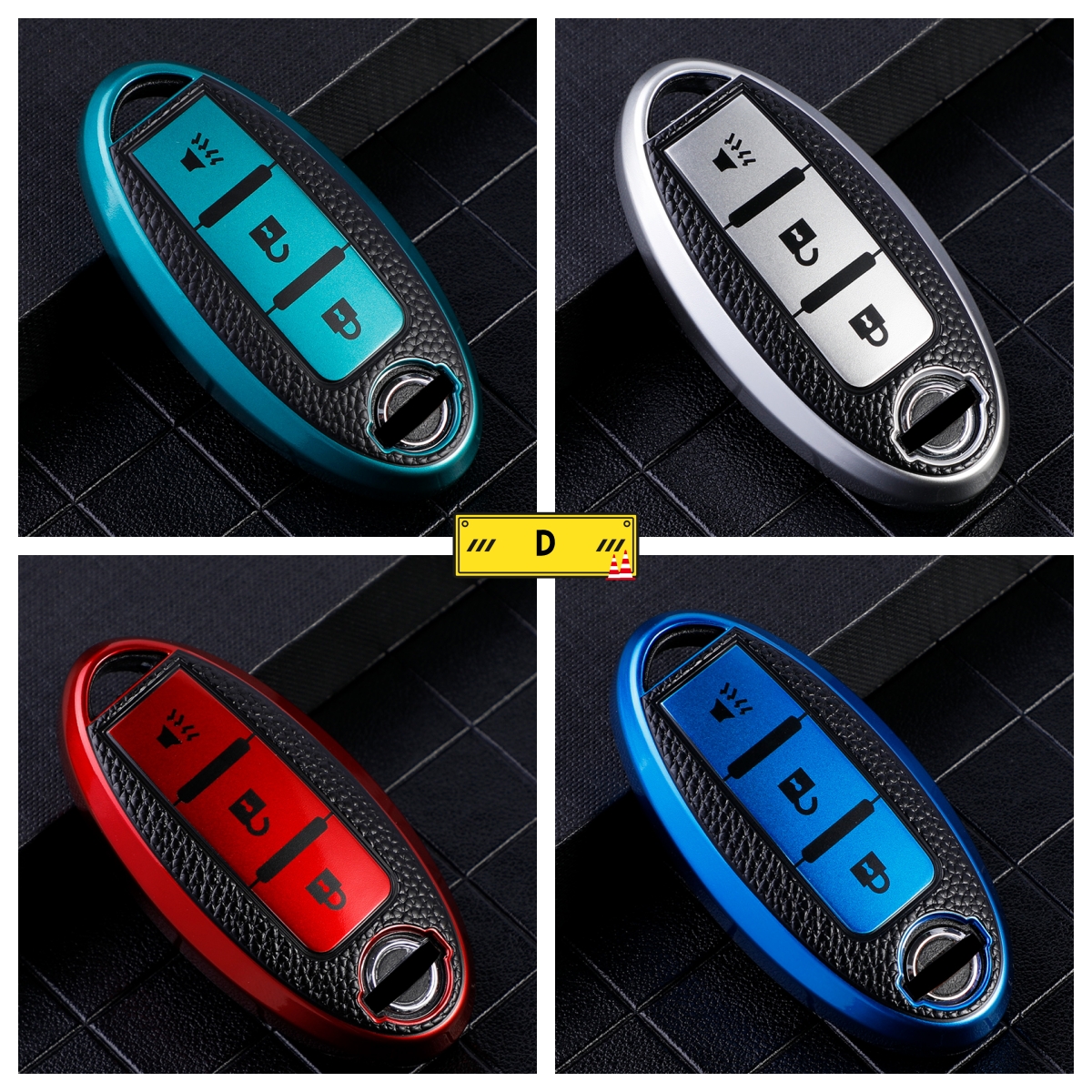 TPU Leder Auto Schlüssel Fall Abdeckung für Nissan Leaf Micra Qashqai J11 J10 X Trail T32 Versa Note Patrol Schlüssel Fob Abdeckung Zubehör – Detail 5