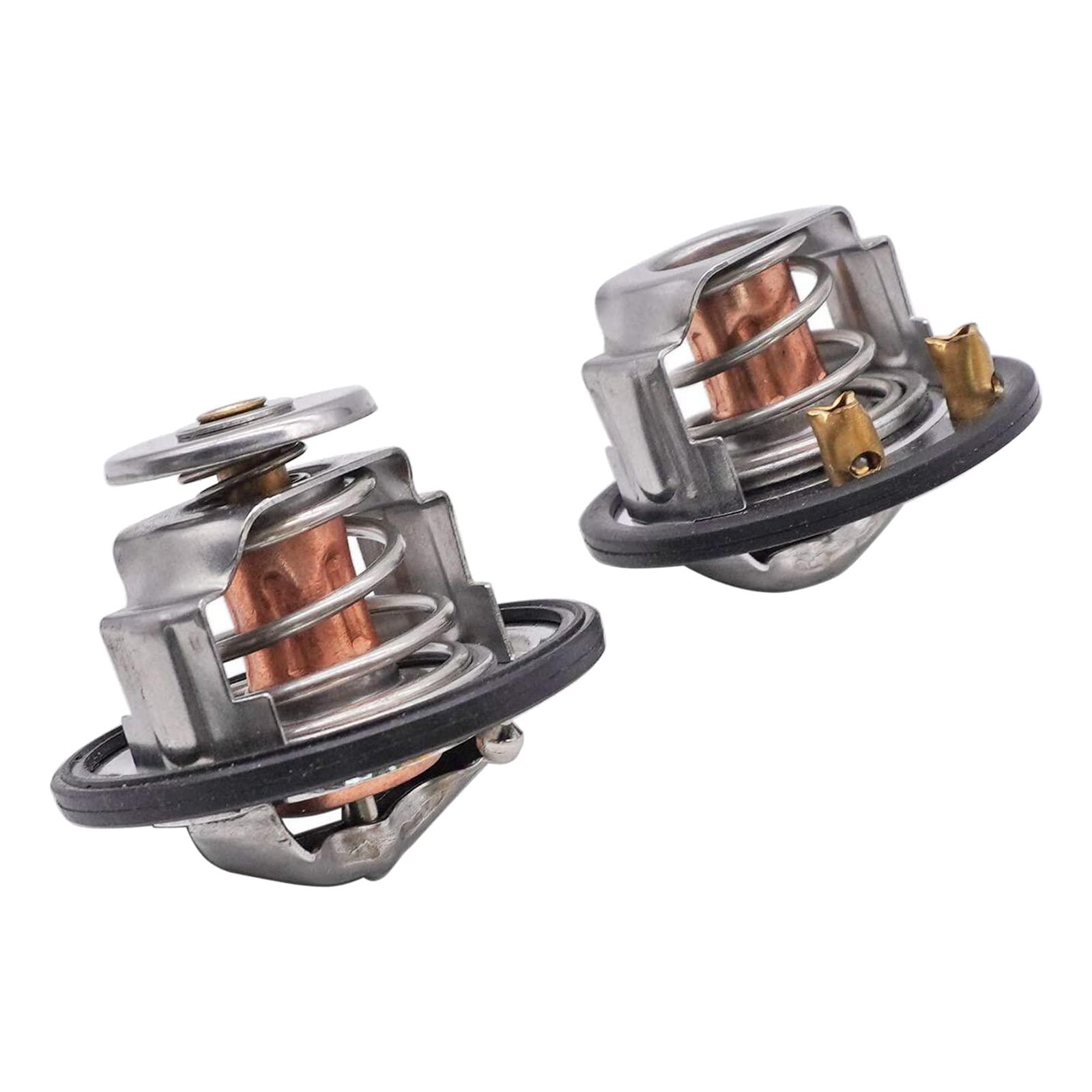 2Pcs 97241129 Housing Assembly Engine Coolant Thermostat 97241130 Fits for Chevrolet  3500 Classic 2007 V8 6.6L