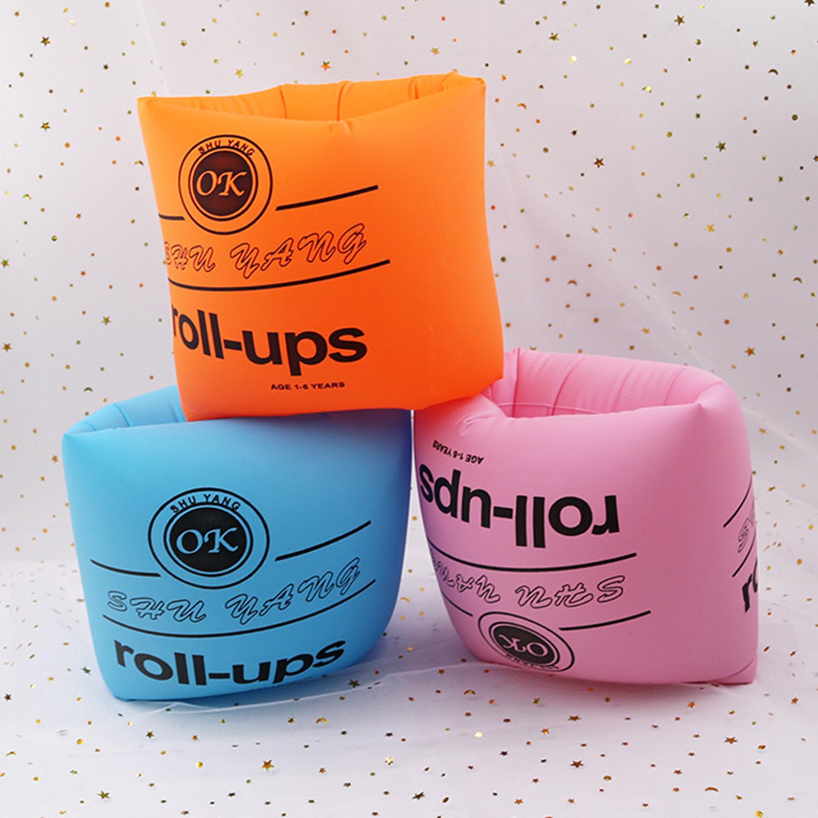 PVC Inflatable Swimming Rings Tube Armlets Kids Adult Tube Arm Bands Floater Ring Safety Sleeves for Water Sports Swimming Pool