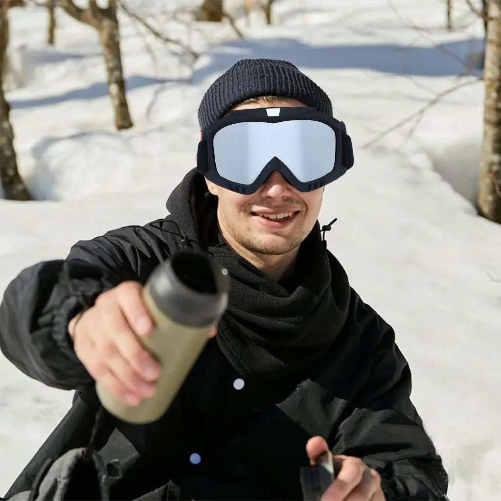 1Pc  Ski Safety Glasses Goggles WindMotorcycle Eyewear with Adjustable Elastic Strap