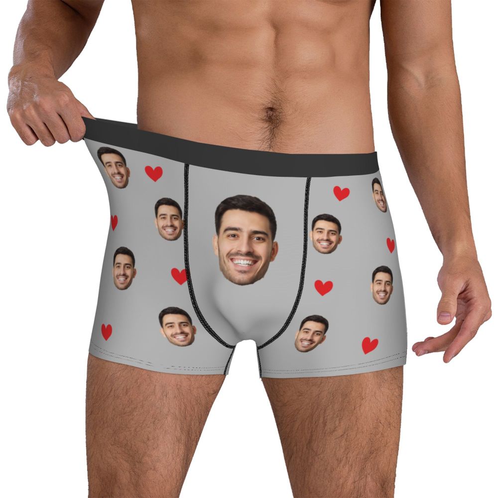 Title 37, Cuecas boxer personalizadas para homens, presen...