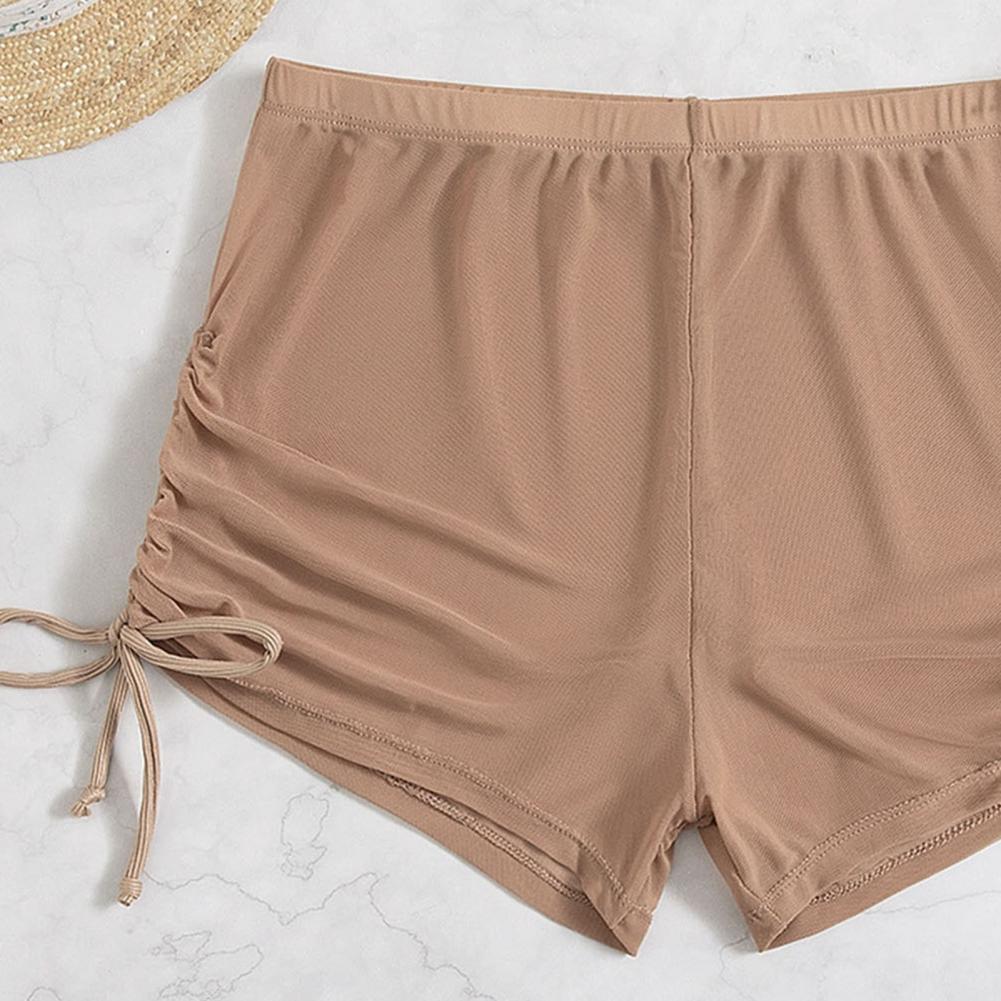 Short De Bain Sexy En Maille Taille Haute Avec Cordon De Serrage 8 S458Cf8065B094Dd184651483Bb345058Q