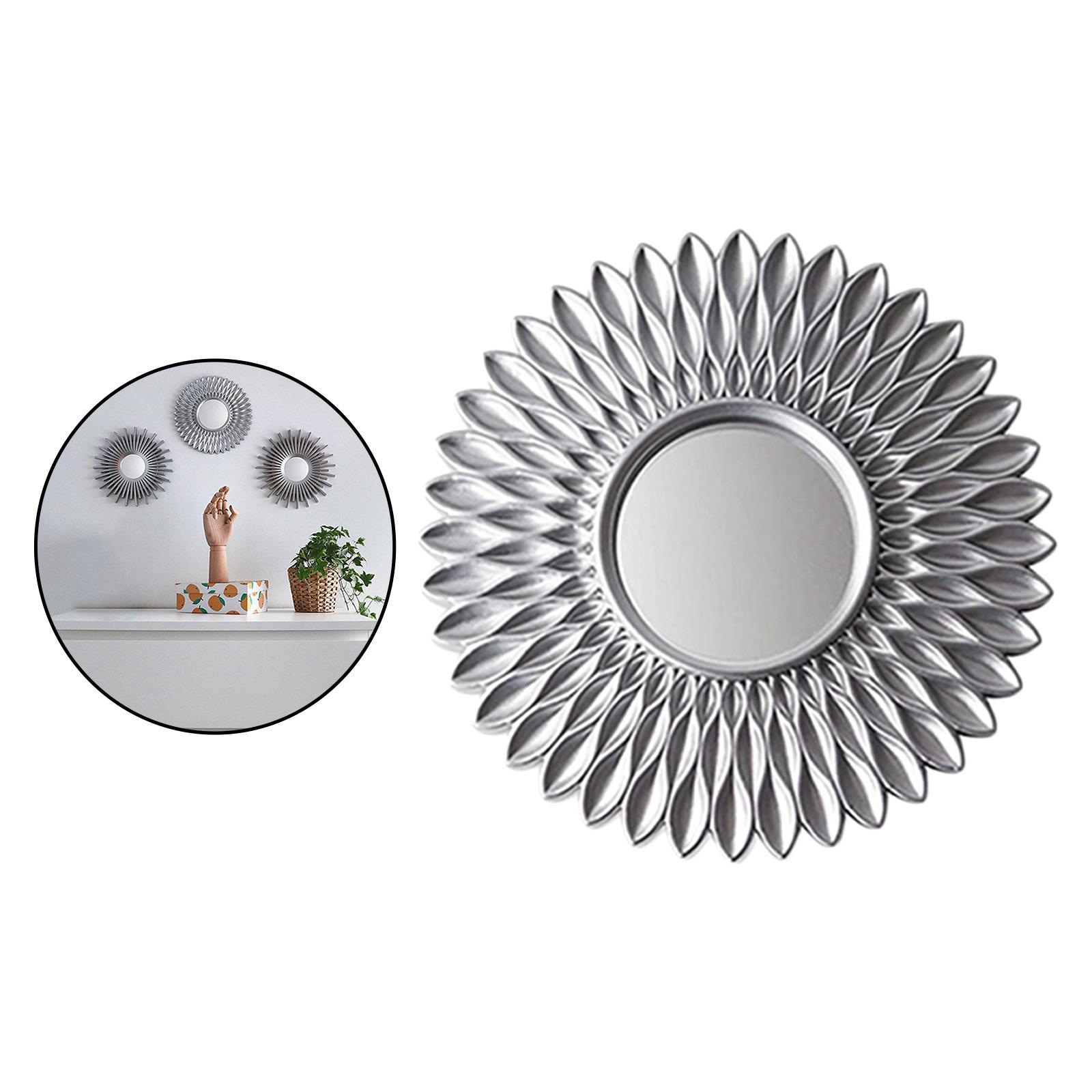 Art Decoration Wall Mounted Round Mirror Dressing Wall Hanging Bathroom Mirror Modern Decorative Boho Wall Decor Mirrors