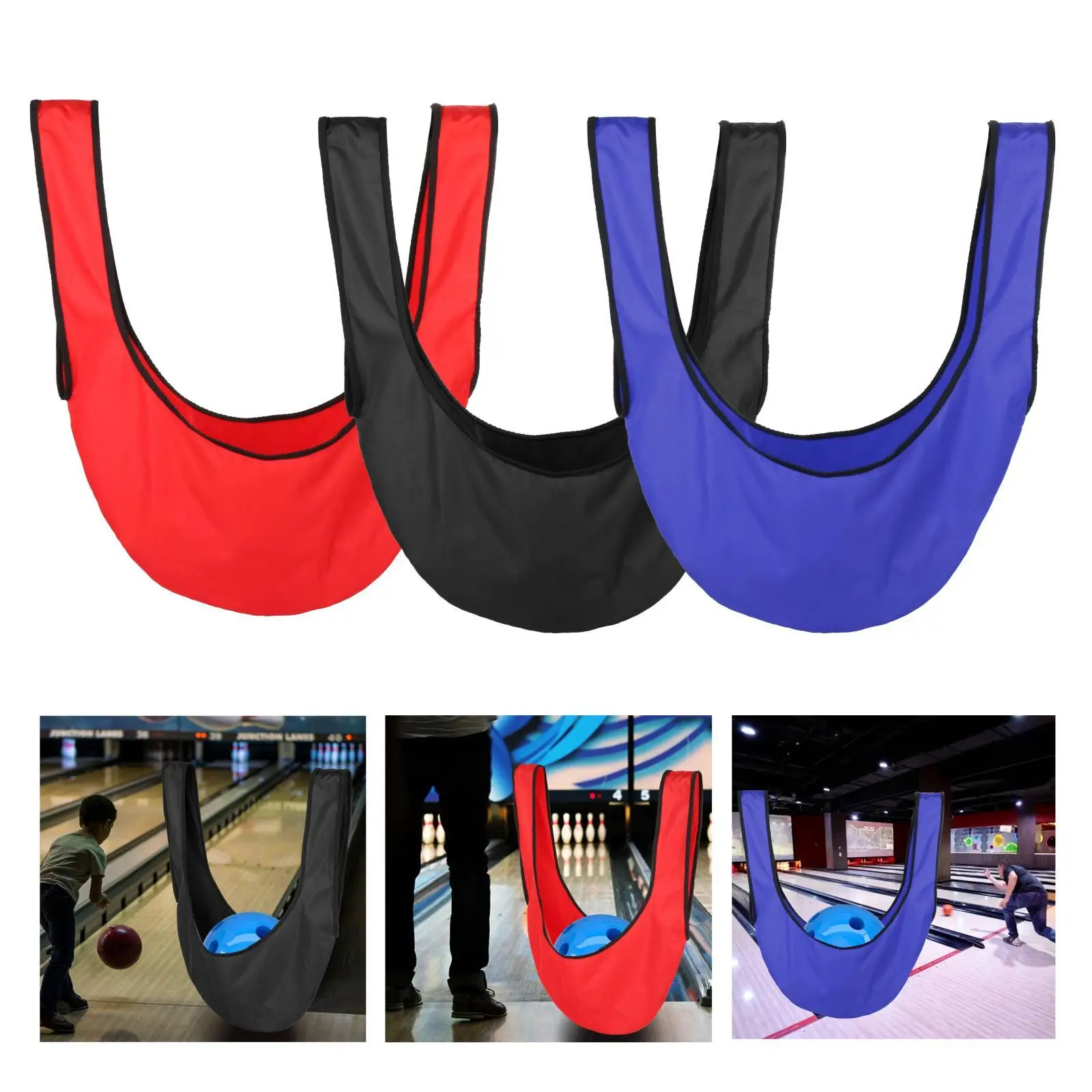  Bag  Carrier Bag Bowl Bowling Cleaner Bag Bowling Seesaw Bag for Gym Equipment Accessories