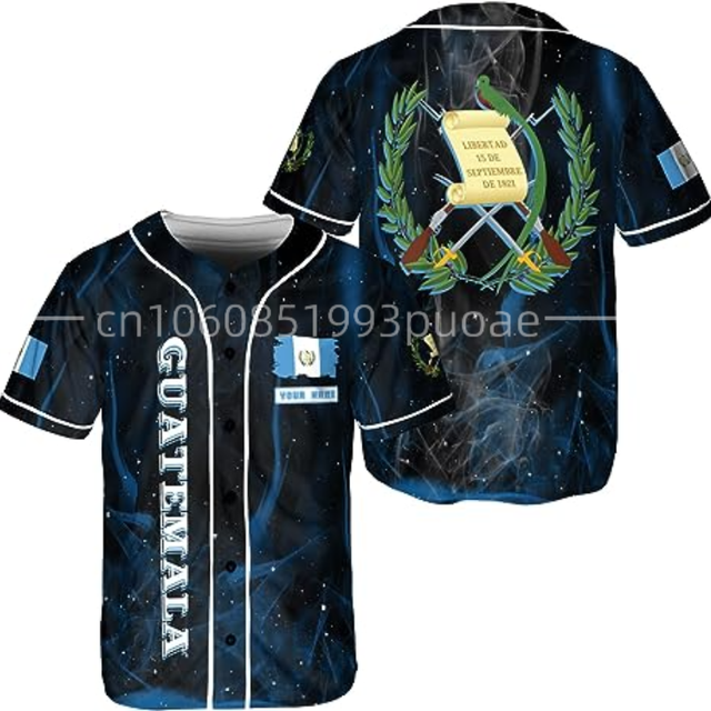 Mexico Baseball Jersey 3d Print Mesh Custom Name Baseball Shirt Men's  Street Oversize Apparel Short Sleeve Sportswear - AliExpress