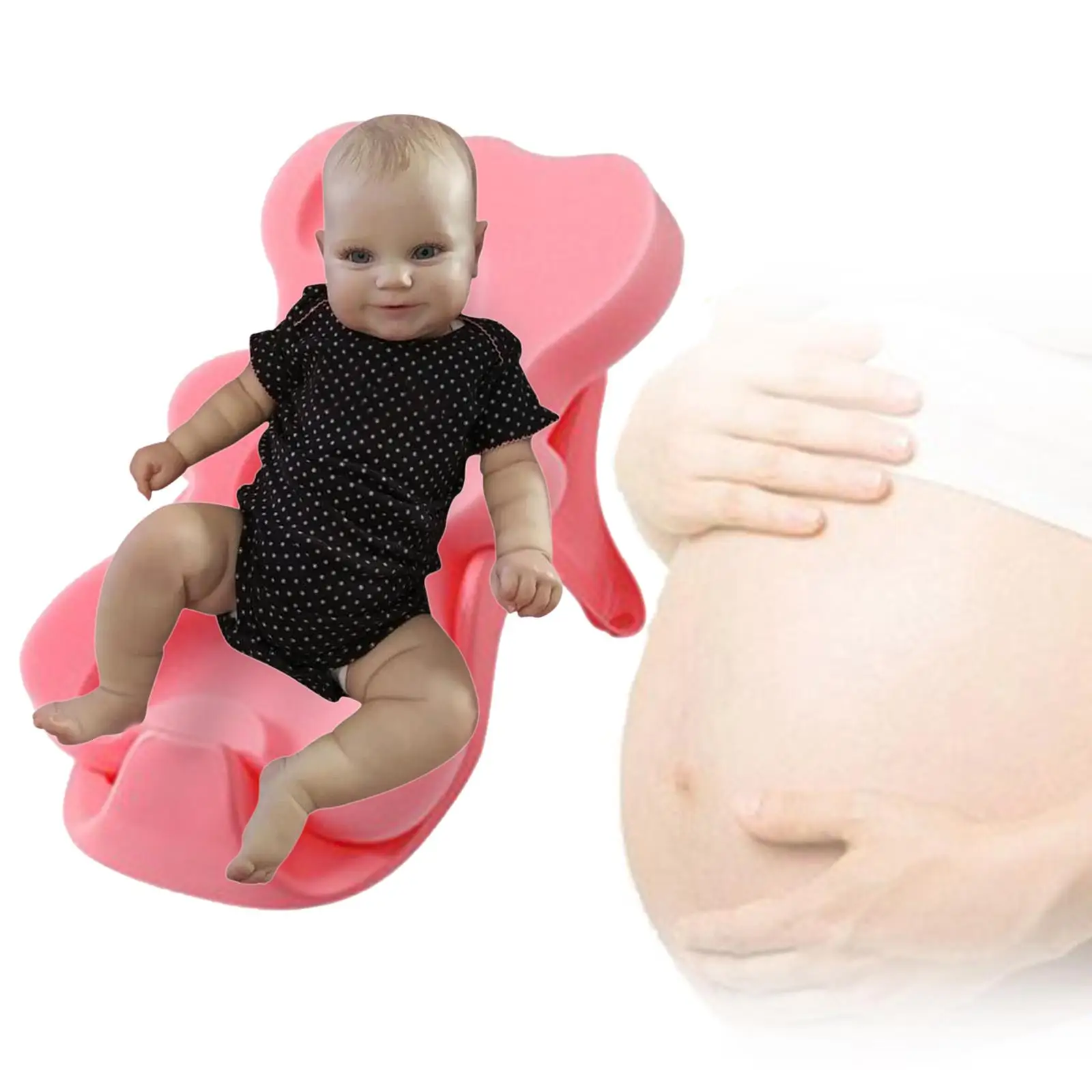 Baby Bath Mat Bath Sponge Comfy Non-Slip Infant Support for Toddlers Bathtub