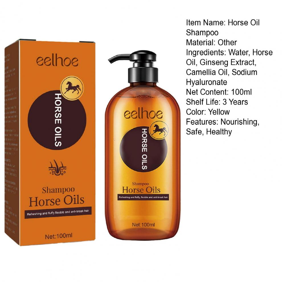 Description Picture 3 of itemHorse Oil Shampoo for Hair Loss Vibrant Hair Loss Shampoo Safe Healthy Odor-free Nourishing Solution with Horse Oil for Healthy