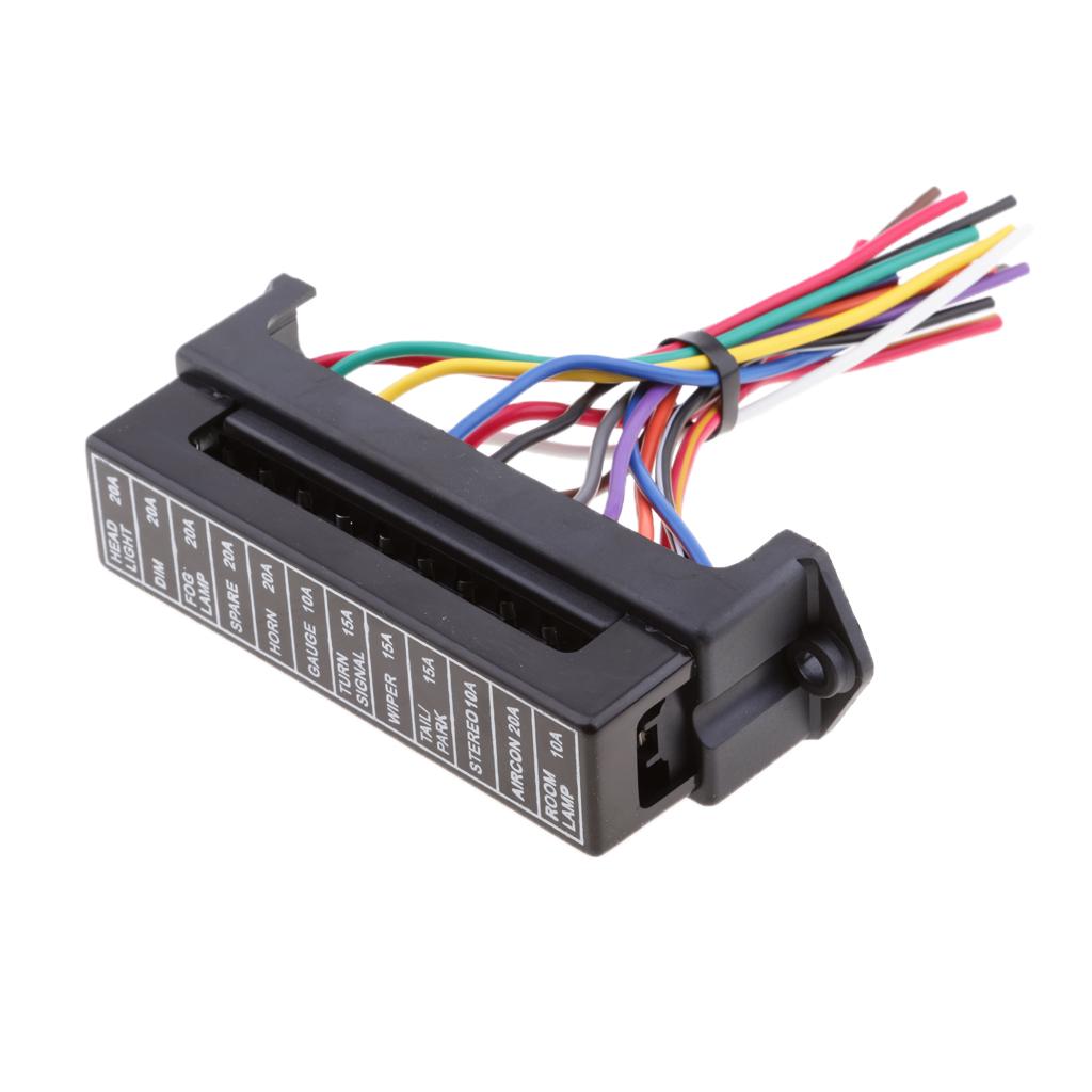 12V-32V 12 Way SUV ATC Blade Fuse Box Holder