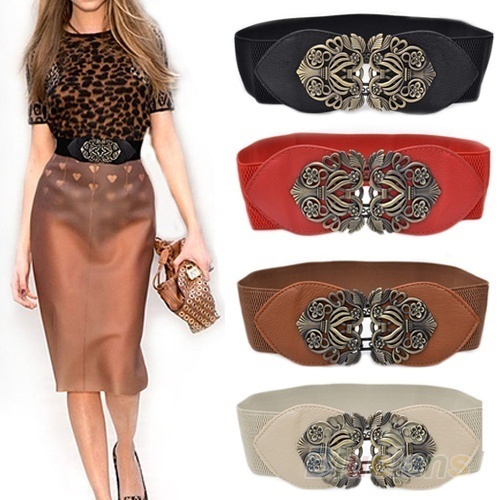 Palast Vintage Metall geschnitzt breiten Gürtel neue Mode accessoires Legierung Blume Vintage Leder Gürtel Gürtel bänder für Frauen – Detail 5