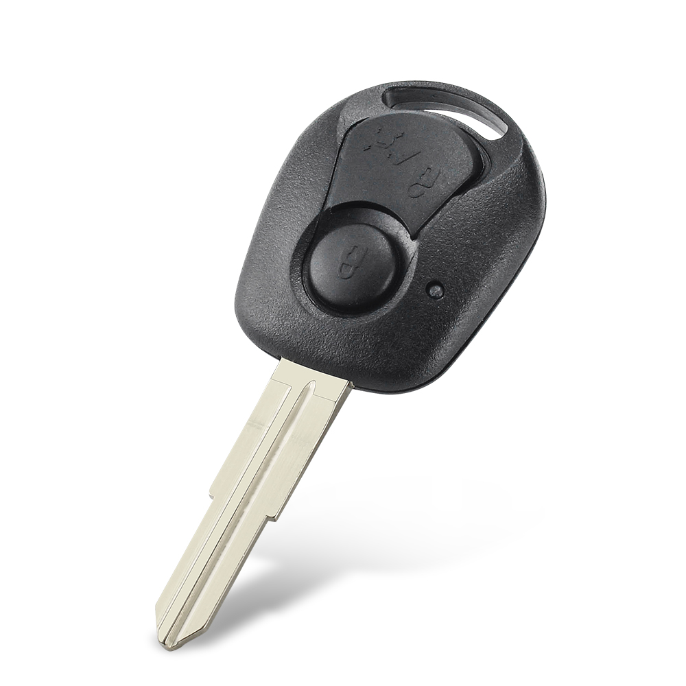 Keyyou 2 Tasten Autos chl üssel schale Ersatz anhänger Fernbedienung Abdeckung passend für Ssangyong Actyon Kyron Rexton ungeschnittenen Schlüssel etui – Detail 4