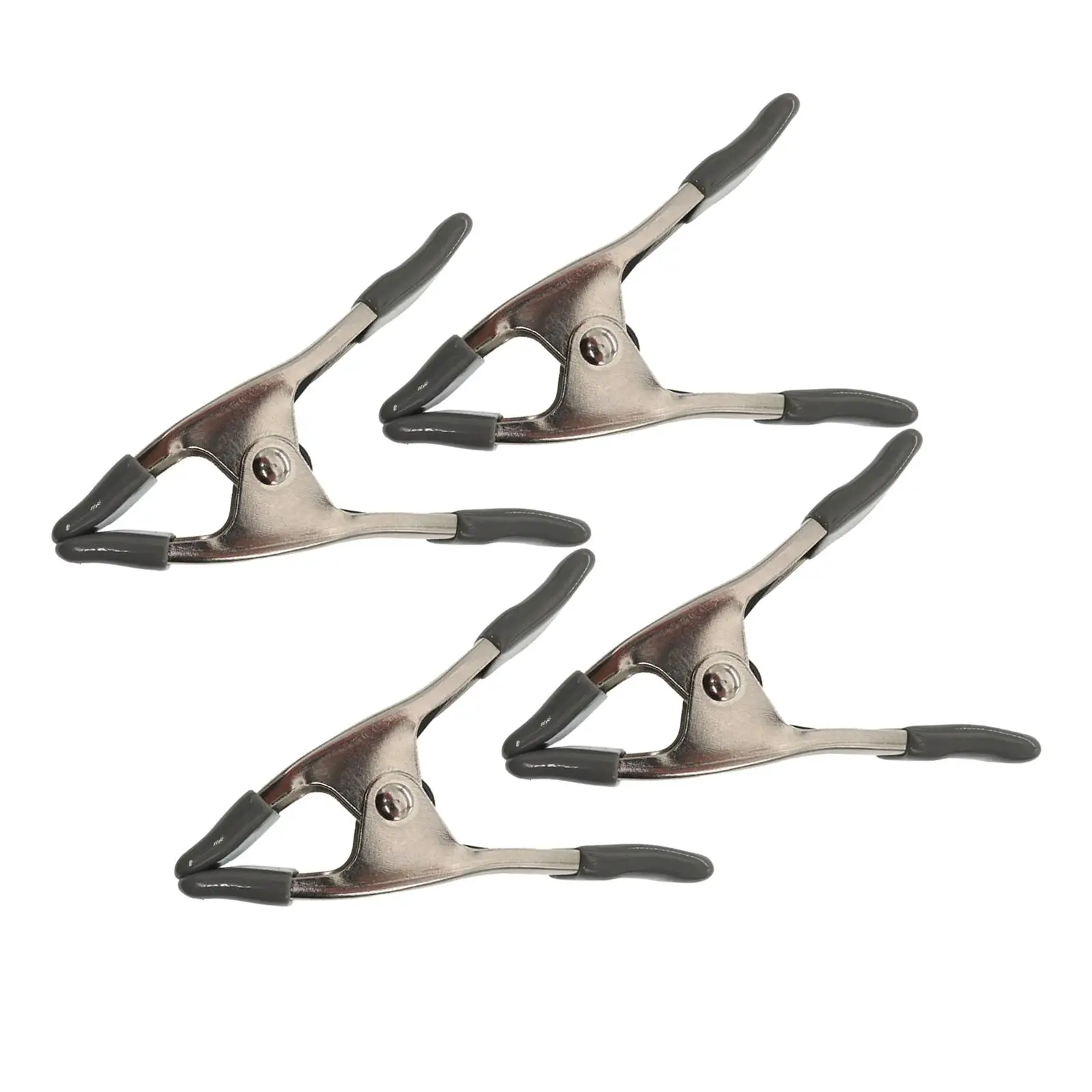 4 Pieces Spring Clamps Devices Durable Backdrop Clips for Woodworking DIY