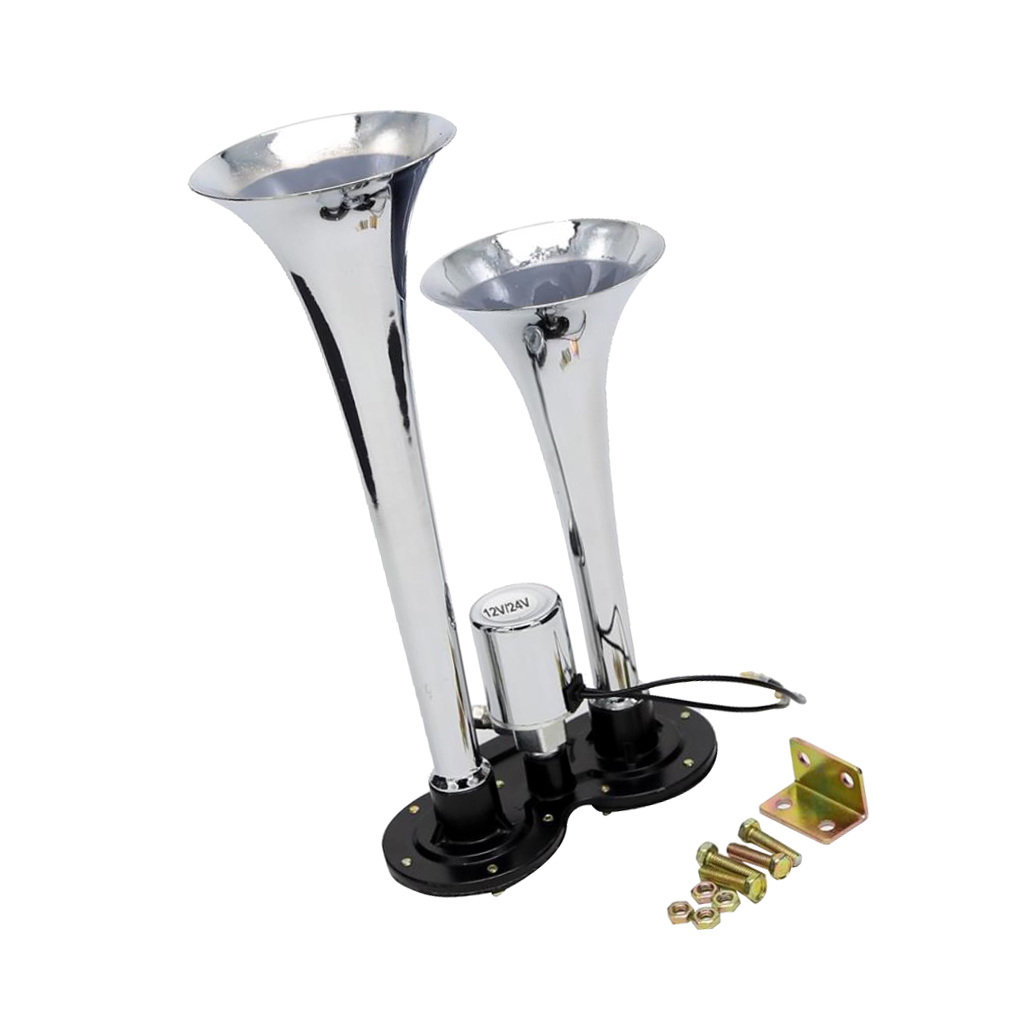 12V 150db Dual Trumpet Air with Compressor,  Loud Powerful Air