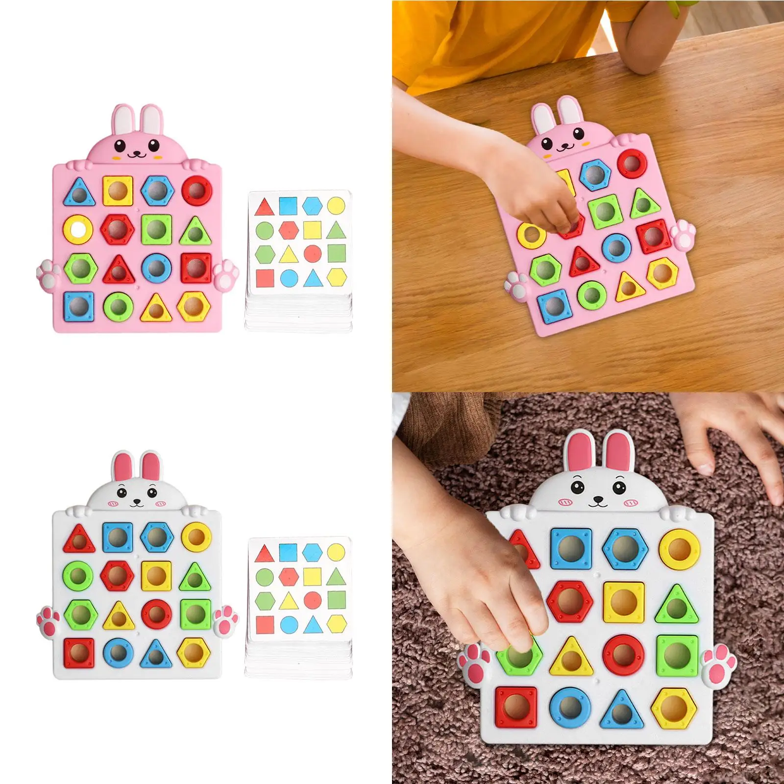 Shape Matching Puzzle Development Toy Shape Busy Board Early Educational for Birthday Gift Boys Girls Child Ages 3 4 5 Years Old