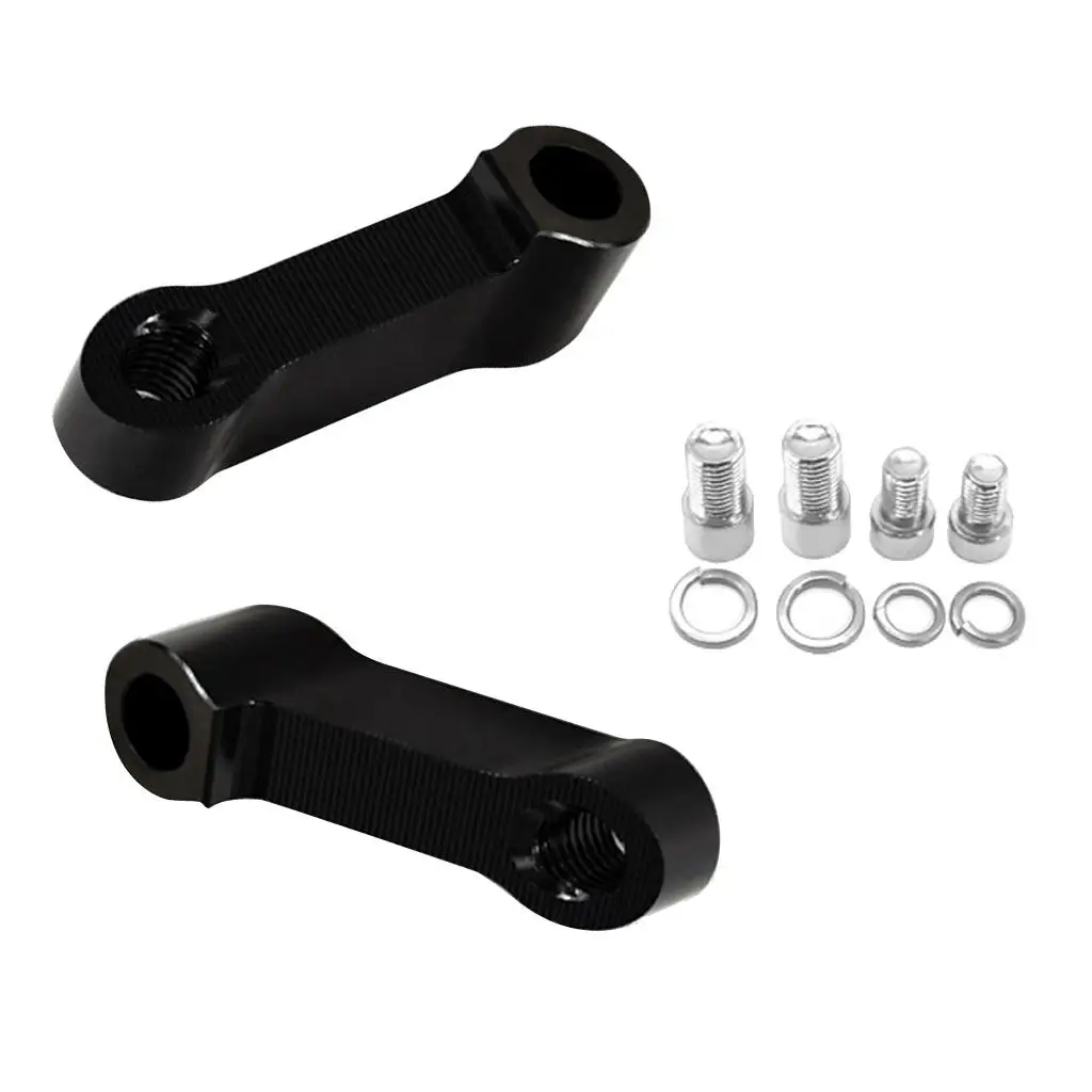  Motorbike Mirror Risers Extender Mounts Fit for  Z250/650 Z750/800 Z900/1000