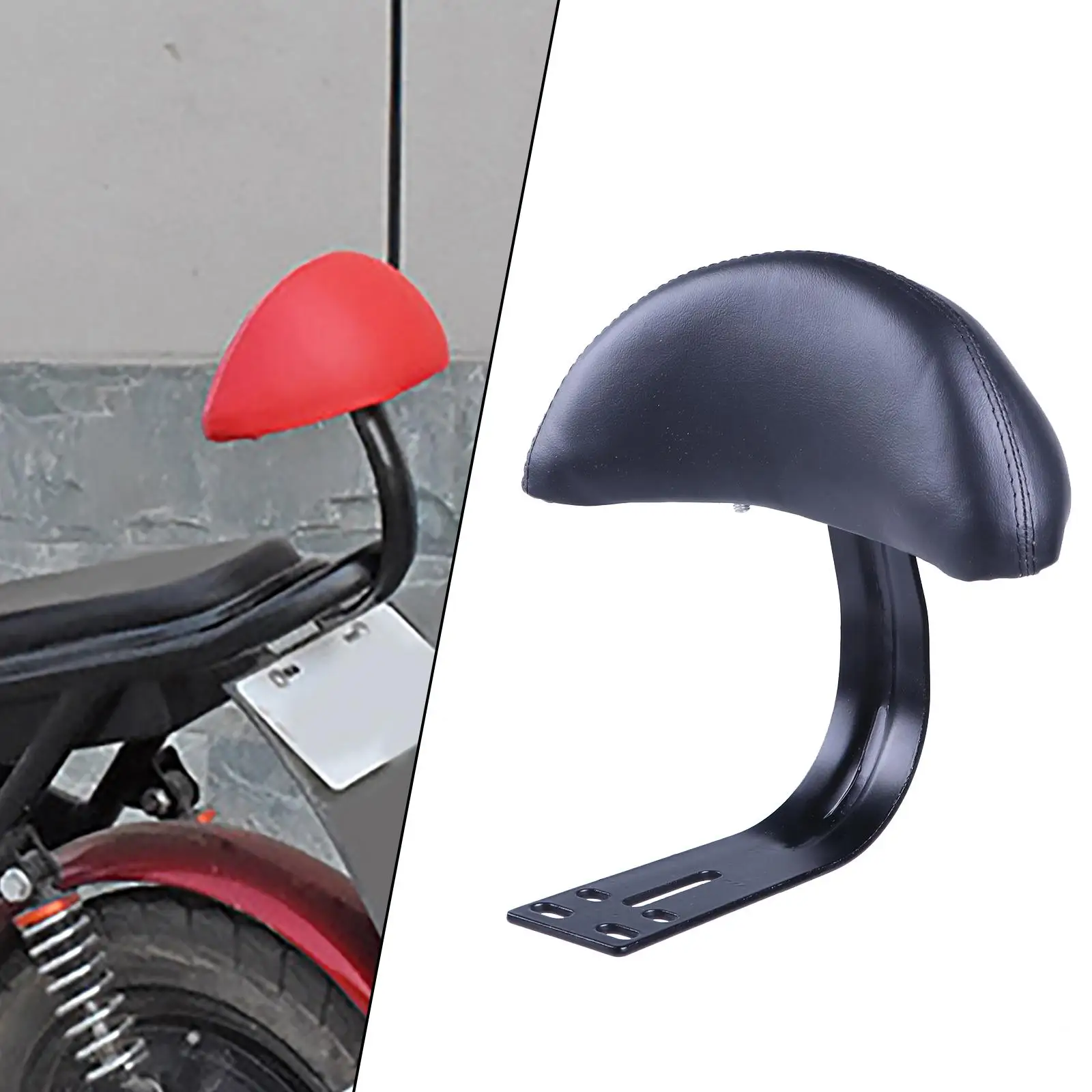 Bike Seat with Back Support Safety Rest for Motorcycle