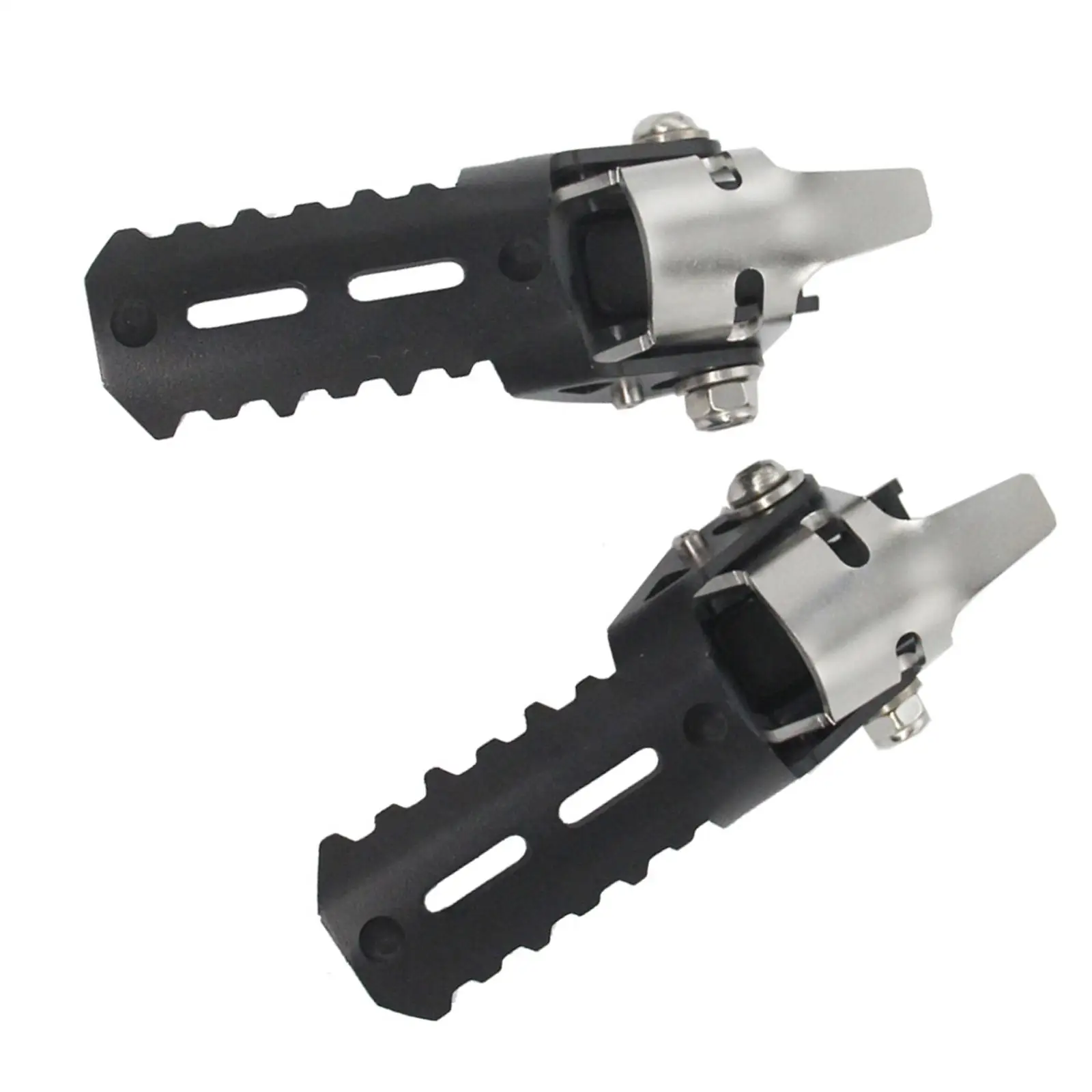 Highway Front Foot Pegs Folding Footrests Clamps for  R1250GS R 1250 GS  Accessories