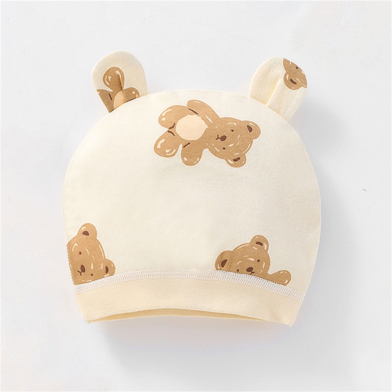 Nette Frühling Infant Krankenhaus Beanie Neugeborenen Baby Mädchen Baumwolle Hut Tolddler Junge Weiche Single-Schicht Hut Hut – Detail 16