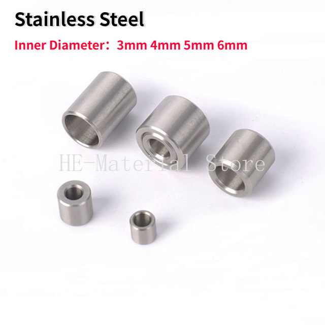 Sourcing Map Cojinetes De Casquillo, Manguito De Rodamiento Autolubricante, 4mm Diámetro Interior, 8mm Diámetro Exterior, 6mm Longitud, Bujes De Bronce Sinterizado, 10pcs