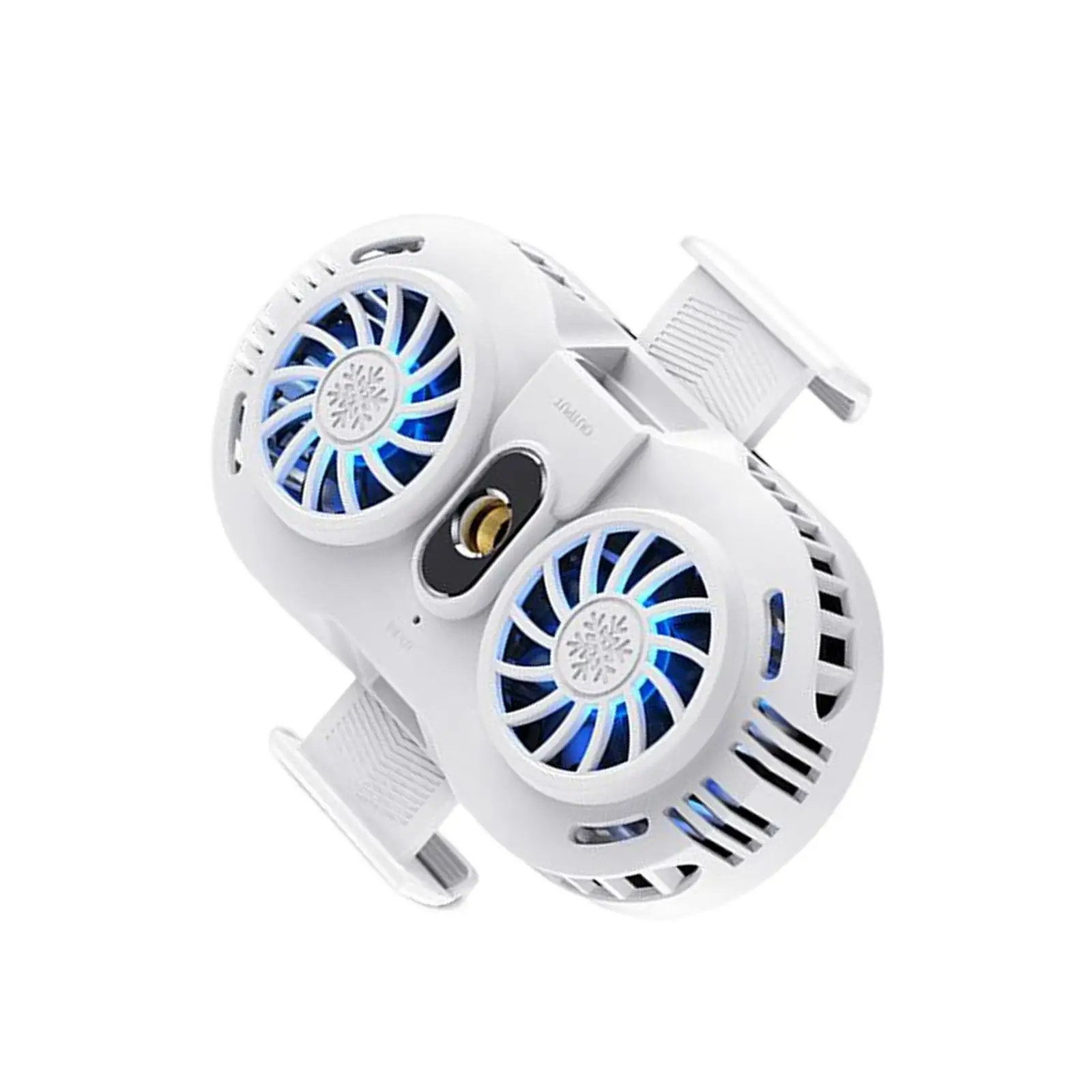 Phone Cooler Dual Cooling Fan Semiconductor Universal Radiator Mobile Phone  for Mobile Gaming