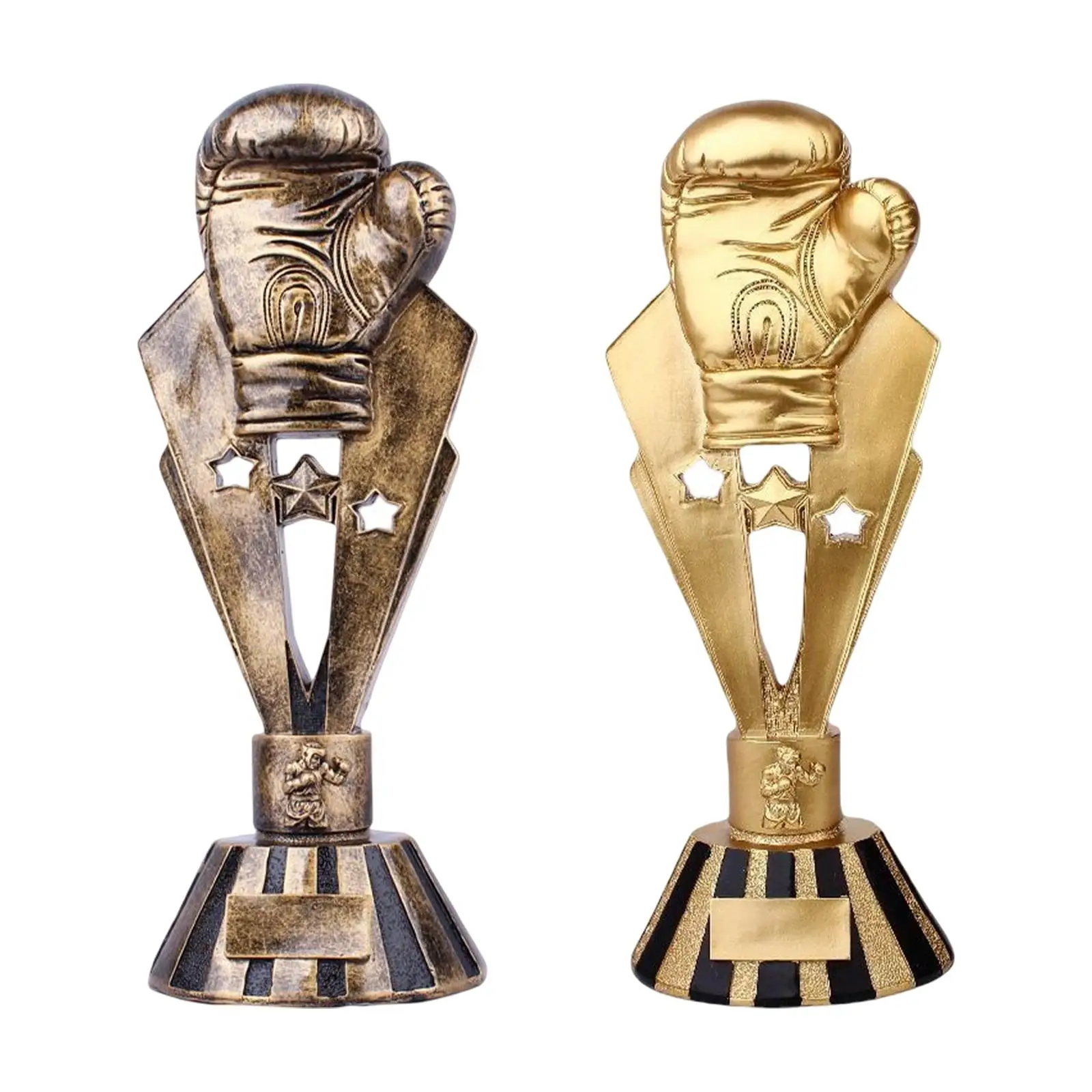 Boxing Trophy, Boxing Glove Sculpture Boxing Award Highly Detailed Resin