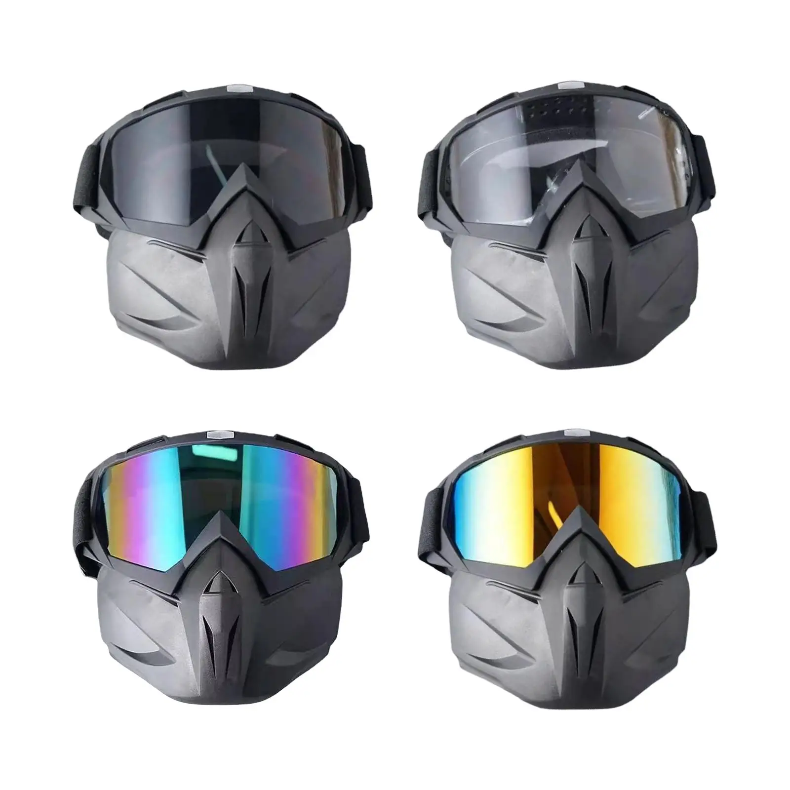 Motorcycle Goggles Mask Helmet Riding Goggles Windproof Fit for Riding Ski