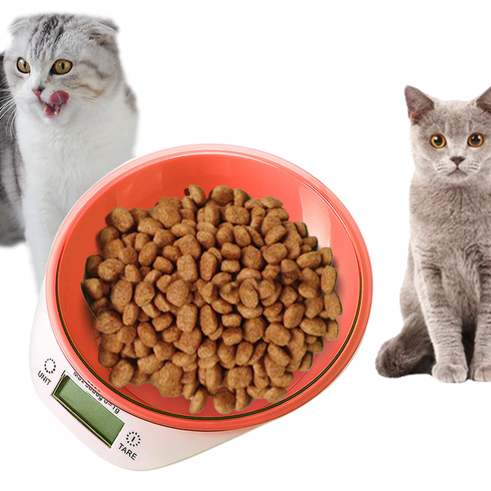 Small Pet Scale for cat and Dog, Electronic Puppy Scales Kitchen Scale, Tray