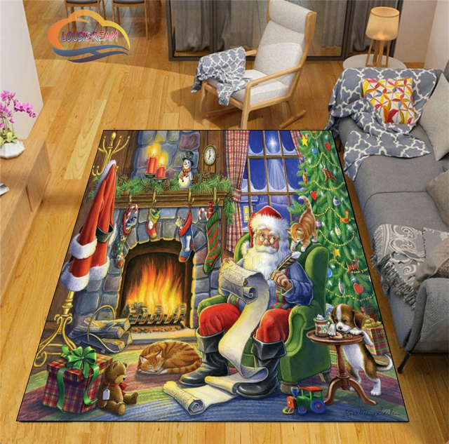 Christmas Designed Floor Mat For Home Decor — Original Tapestries