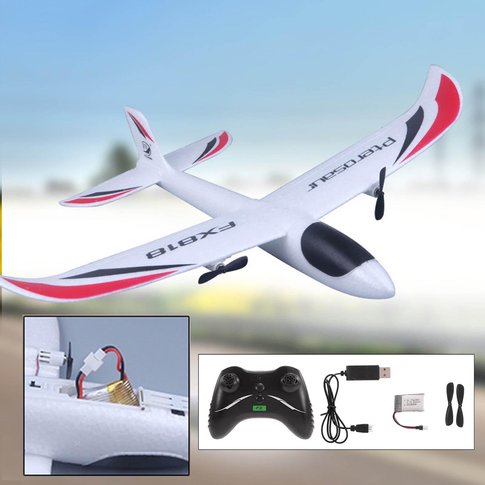 4 Channel Remote Control Glider Toys Drone FX-818 RC Airplane