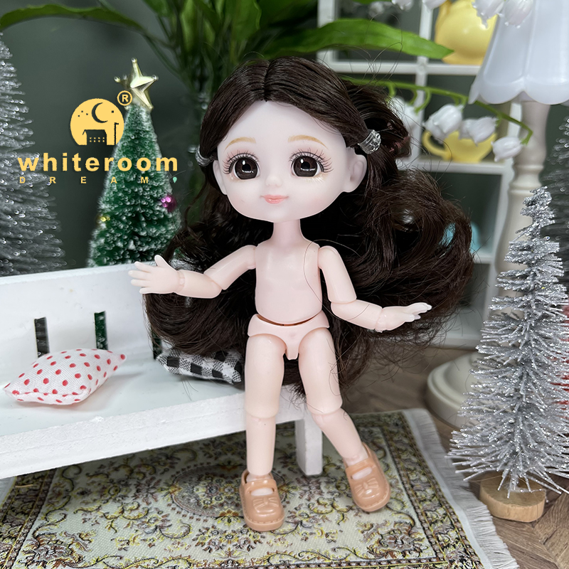 Neue Kawaii 1/12 Baby Tasche Puppe 10cm Ob11 Puppen Mit Kleidung Outfit Kleid Überraschung Bjd Puppen Figur Aktion Spielzeug für Mädchen Geschenke – Detail 20