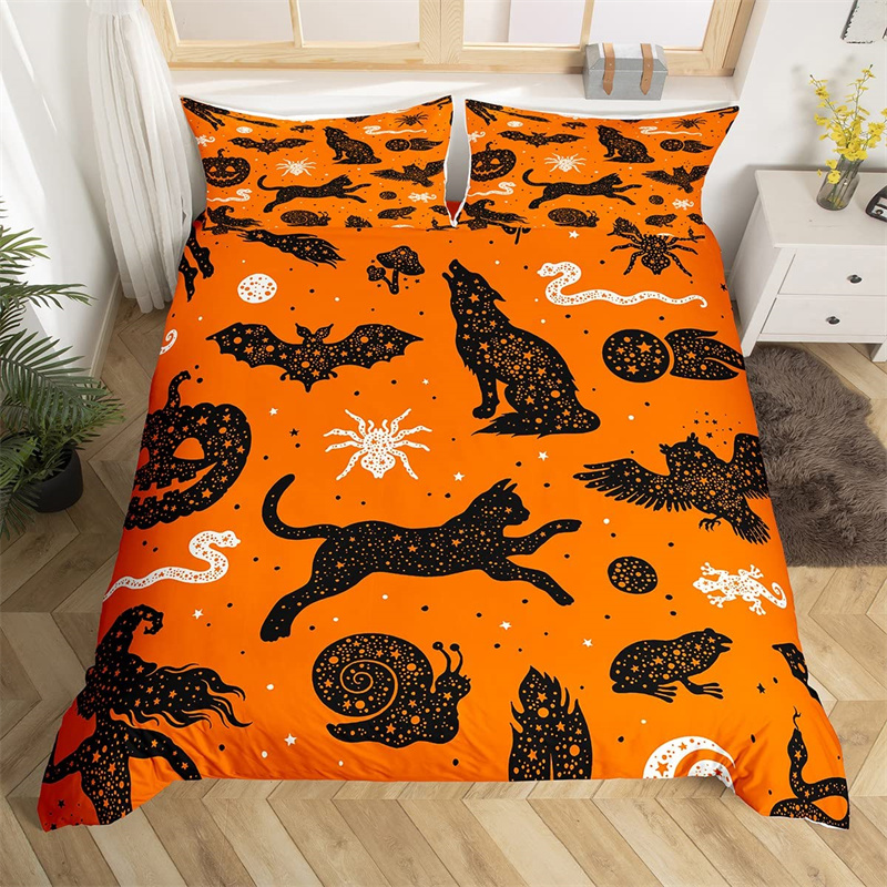 Pumpkin Tree Halloween Bed Set