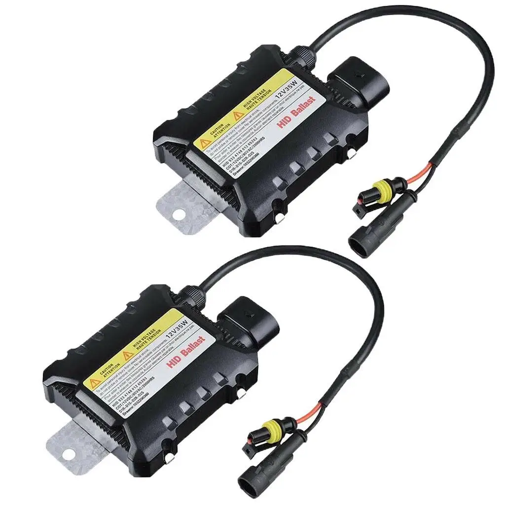 2pcs HID Ballast Replacement 12V 35W/55W for Xenon Light H1 H7 H8