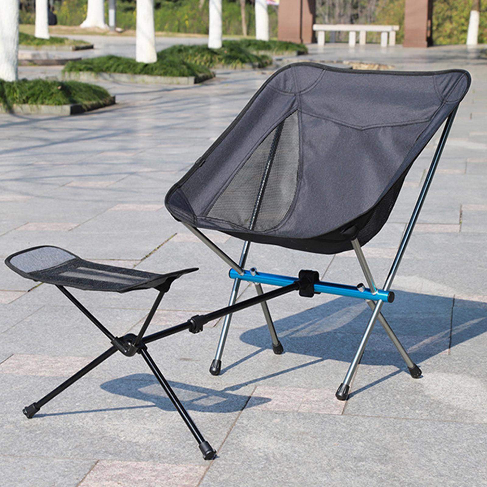 portable chair with leg rest