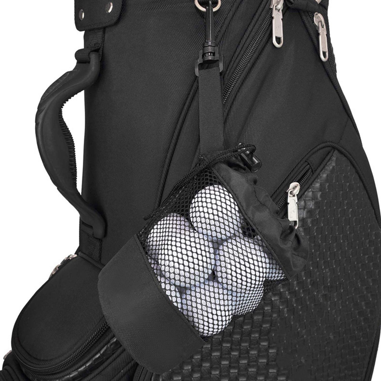 Multipurpose Golf Ball Bags Drawstring Golf Ball Pouch Carrying Portable Holder Nylon Mesh for Fitness Sport Outdoor Laundry